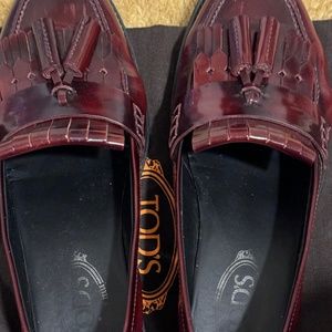 Tod's leather loafer brown 38.5